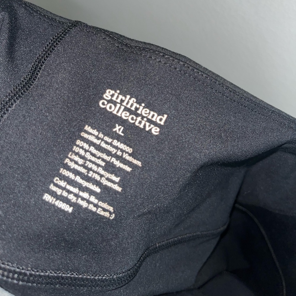 Girlfriend Collective Black Skort - Picture 2 of 6